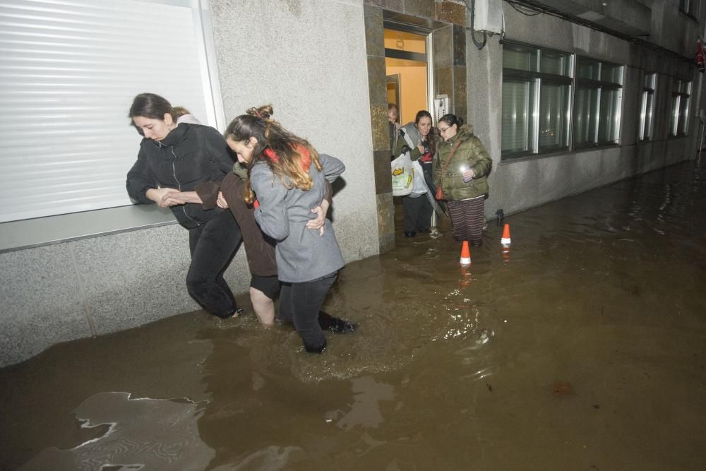 Los efectos de la borrasca Elsa en Galicia