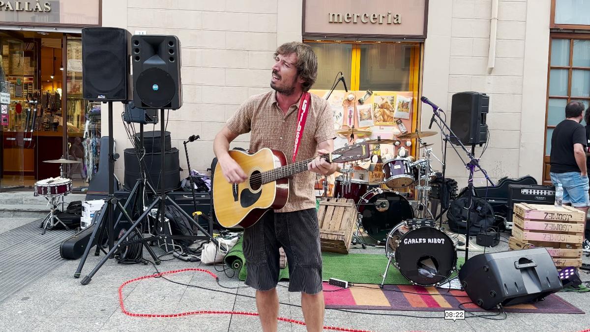 Un dels concert de "La Gira Impossible" de Carles Ribot per Osona.