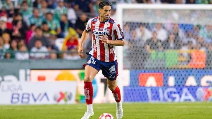 Juanpe Ramírez, durant un partit de la lliga mexicana amb l'Atlètico San Luis