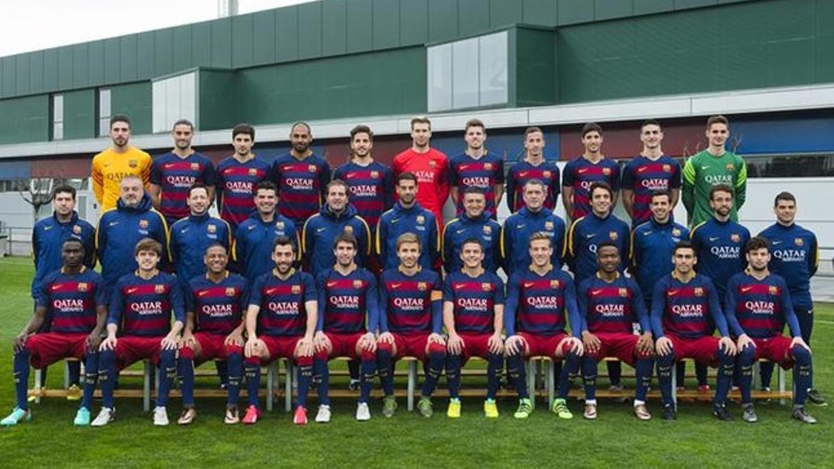 La foto oficial del Barça B