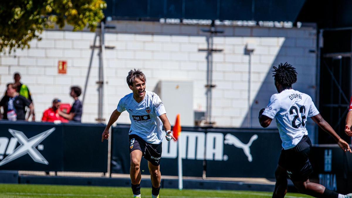 Un gol de Mario Domínguez con el Valencia CF esta temporada