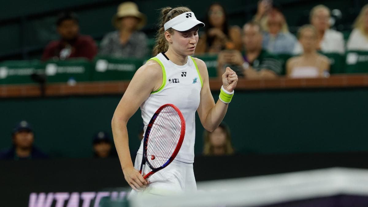 Rybakina vence a Svitolina y se cita con Sabalenka en la final de Indian Wells
