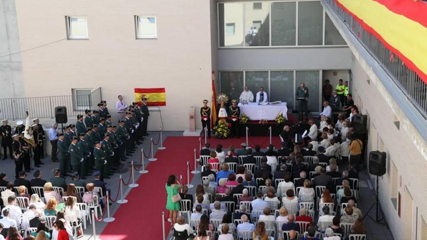 Honores a la Virgen del Pilar en Lorca