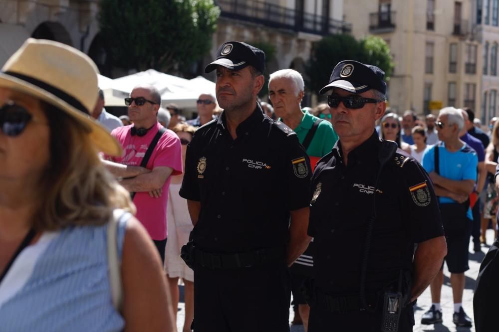 Concentraciones atentado de Barcelona en Zamora