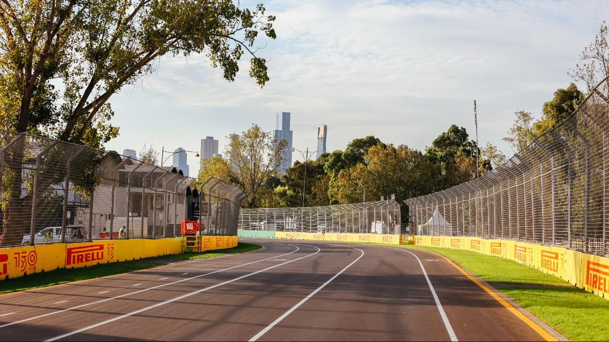 El circuito de Albert Park  en Melbourne.