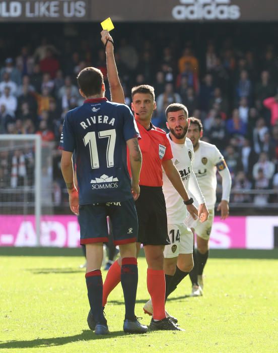 Valencia - Huesca, la celebración del gol de Picci