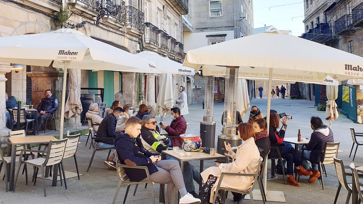 Vigo disfruta del día de Navidad al sol