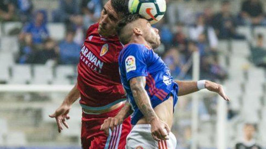 Zapater marca un gol con el Zaragoza ocho años después