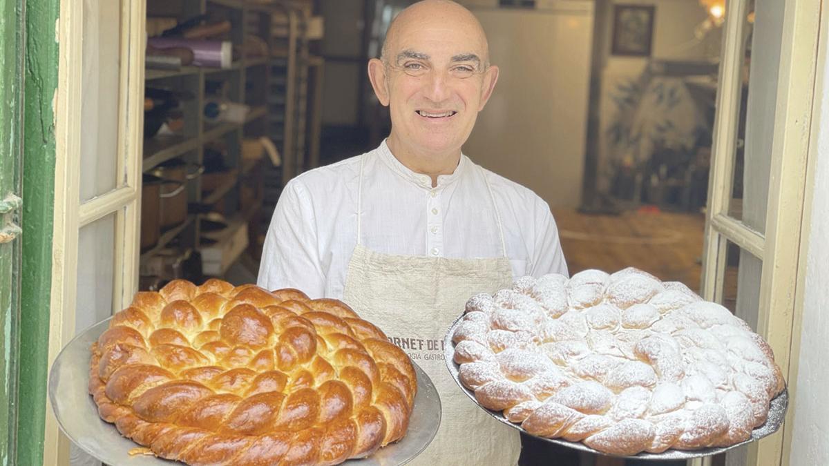 Tomeu Arbona en el Fornet de la Soca.