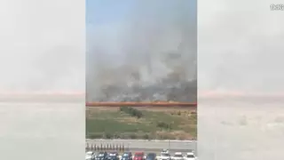 Un incendi de vegetació al Far d'Empordà crema unes 27 hectàrees