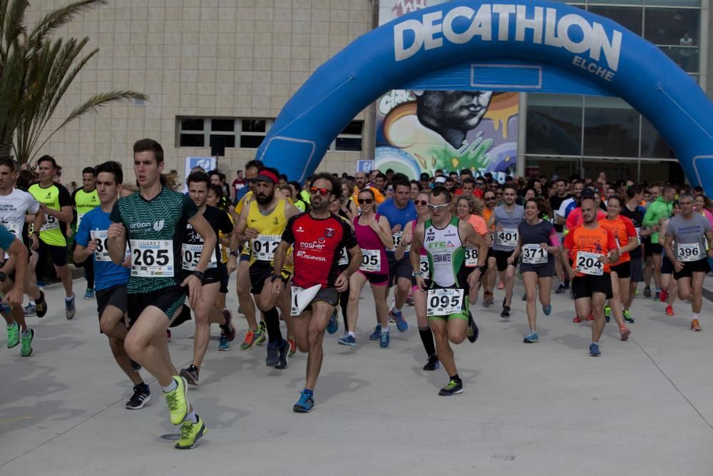 Imágenes del momento del inicio de la carrera