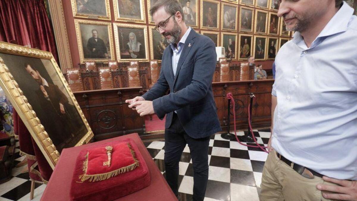 La llave fue presentada el pasado mes de agosto en el salón de plenos de Cort.