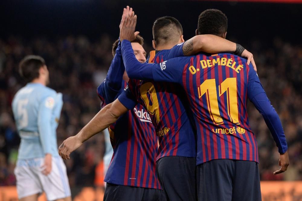 Las mejores imágenes del Barcelona - Celta.