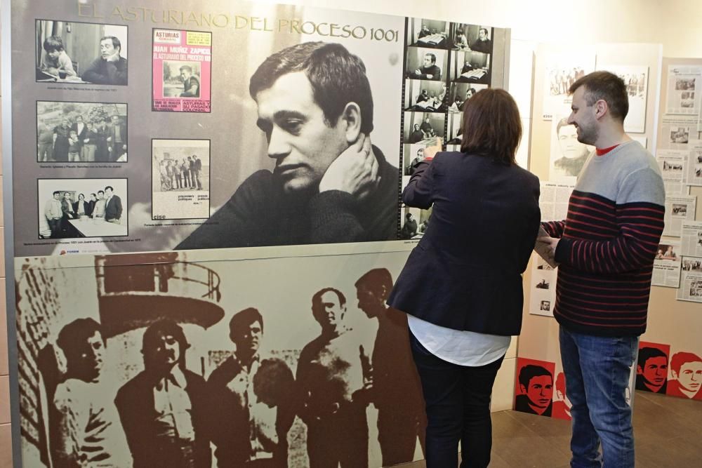 Exposición sobre Juan Muñiz Zapico en el Centro Municipal de El Llano, Gijón