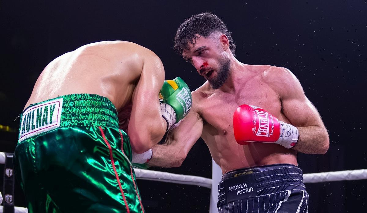 Navarro Jr., en pleno combate.