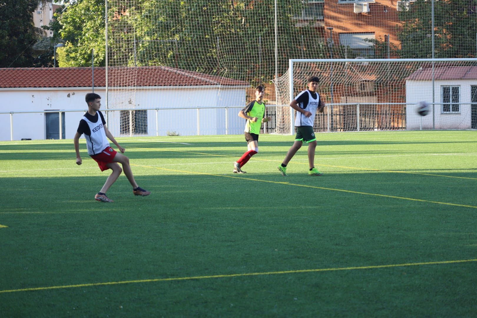 Entrenamiento de los equipos de la liga de fútbol inclusivo del Atlético Veracruz