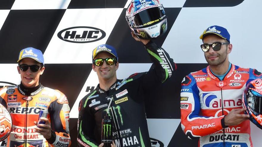 Zarco arrebata la &#039;pole&#039; a Márquez en Le Mans