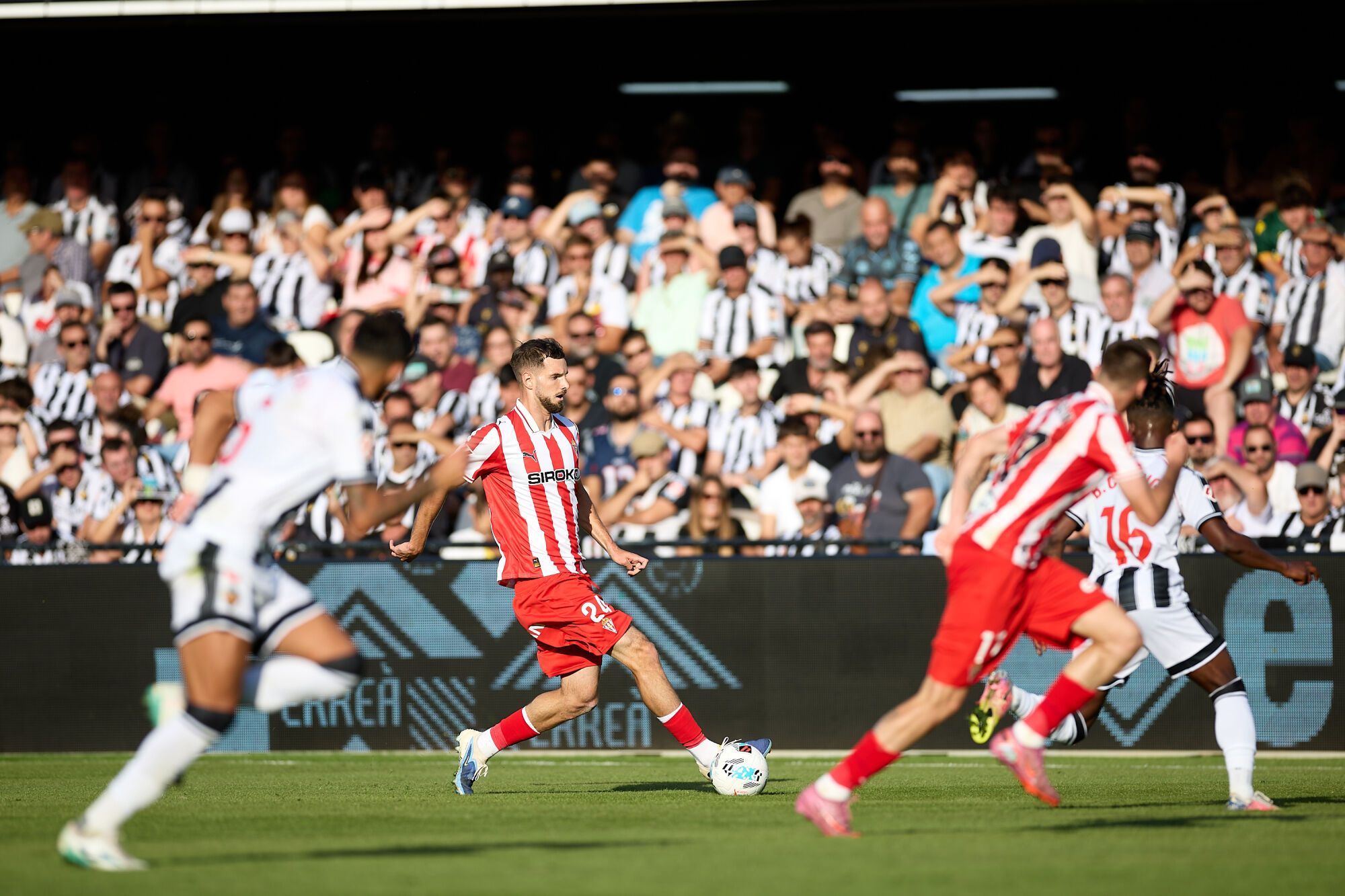 Fútbol. Partido correspondiente a la jornada 8 de Segunda División temporada 2025-2026 entre el CD Castellón y el Sport. Gijón. Nou Estadi Castalia