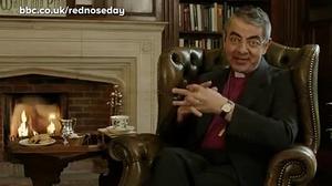 Atkinson va imitar l’arquebisbe de Canterbury a la BBC.