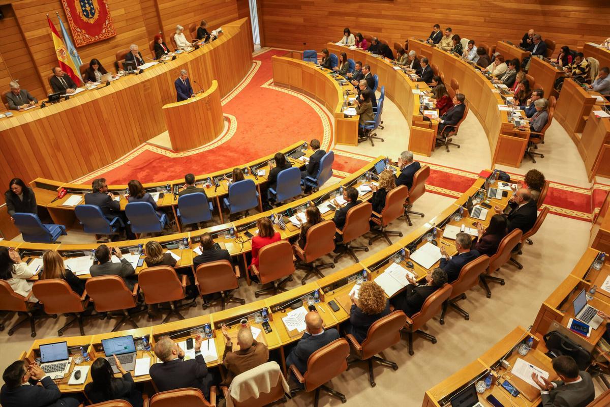 Primera sesión del Debate del estado de la autonomía que tuvo lugar este miércoles.