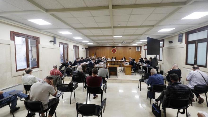 La Audiencia de Palma, durante el juicio.