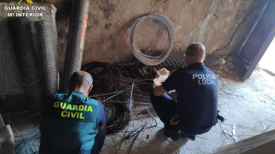 La operación ha sido desarrollada de forma conjunta por Guardia Civil y Policía Local de Monforte.