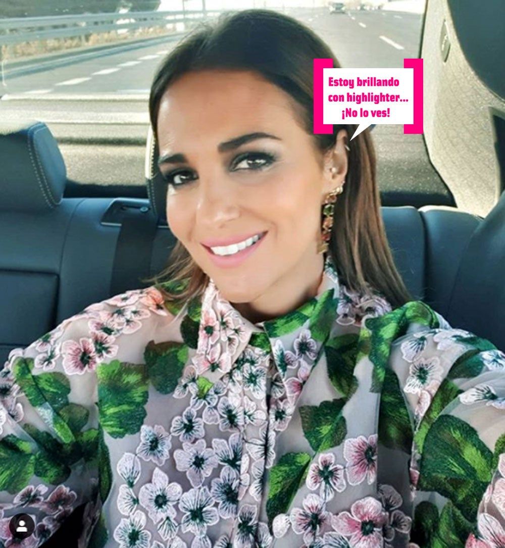 Paula Echevarria con vestido de flores