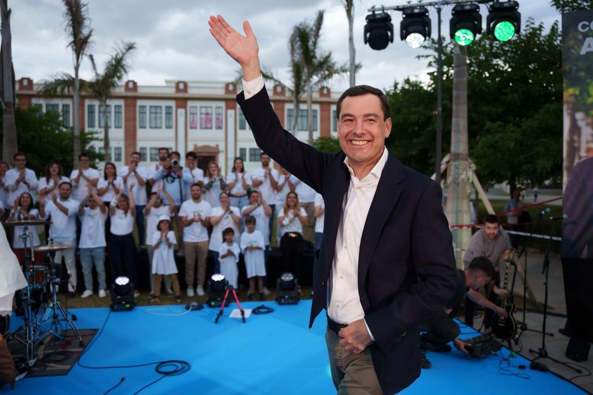 Las imágenes del cierre de campaña en Andalucía