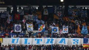 La hinchada ultra del Zaragoza está enfrentada en dos facciones