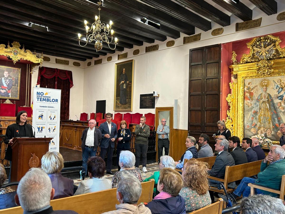 Acto institucional de la Asociación Parkinson Elche