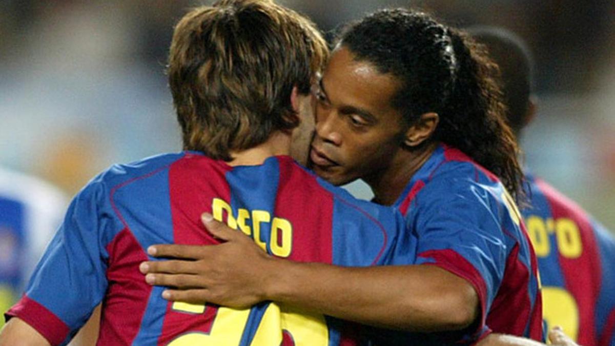 Deco y Ronaldinho se entendían de maravilla