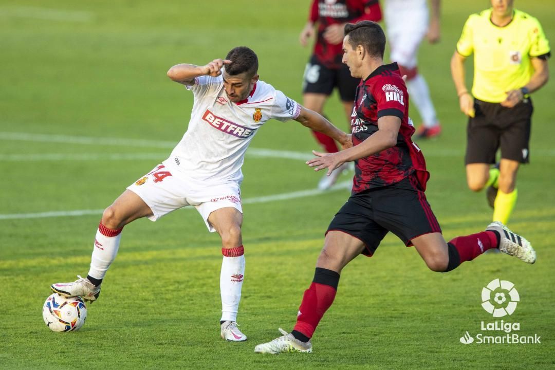 Mirandés-Mallorca: Los bermellones dan por bueno el empate