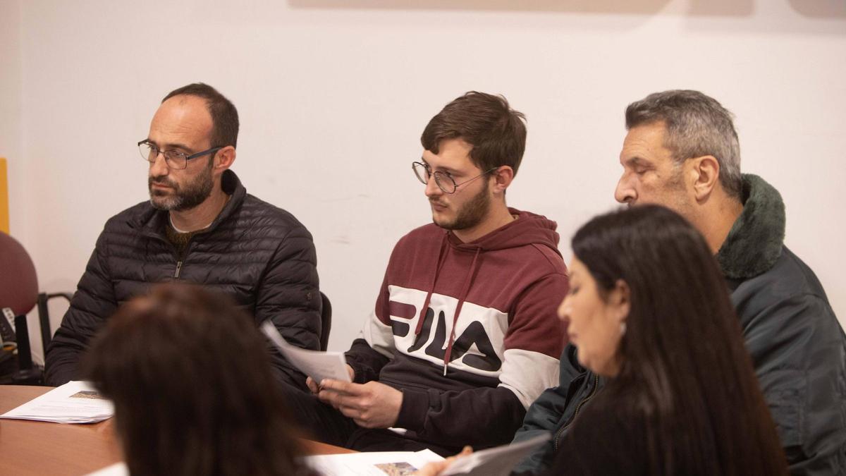 El edil en un pleno de Albalat