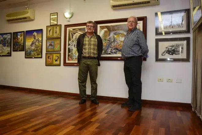 Inauguracion de la exposicion de acuarelas "La saga de los Manrique"