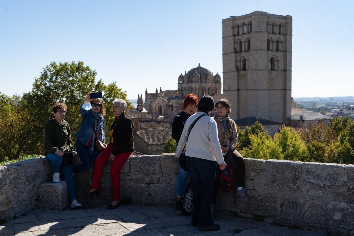 Turistas en Zamora