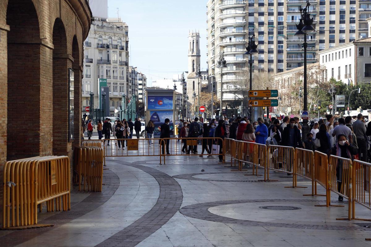 Así se prepara la plaza de toros de València para la Cabalgata de Reyes
