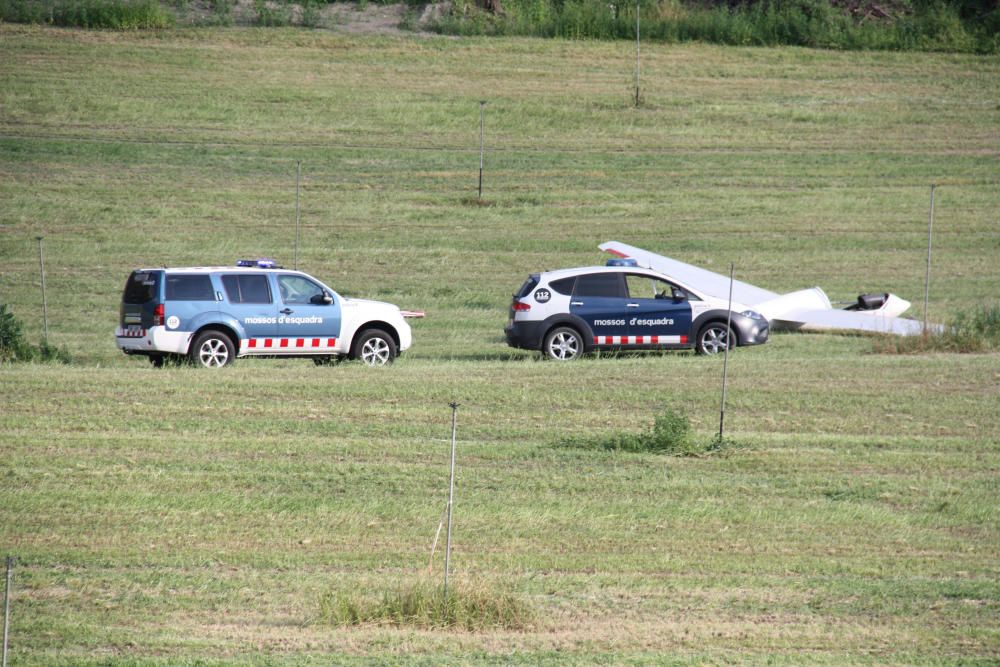 Accident d'un planador a la Seu d'Urgell