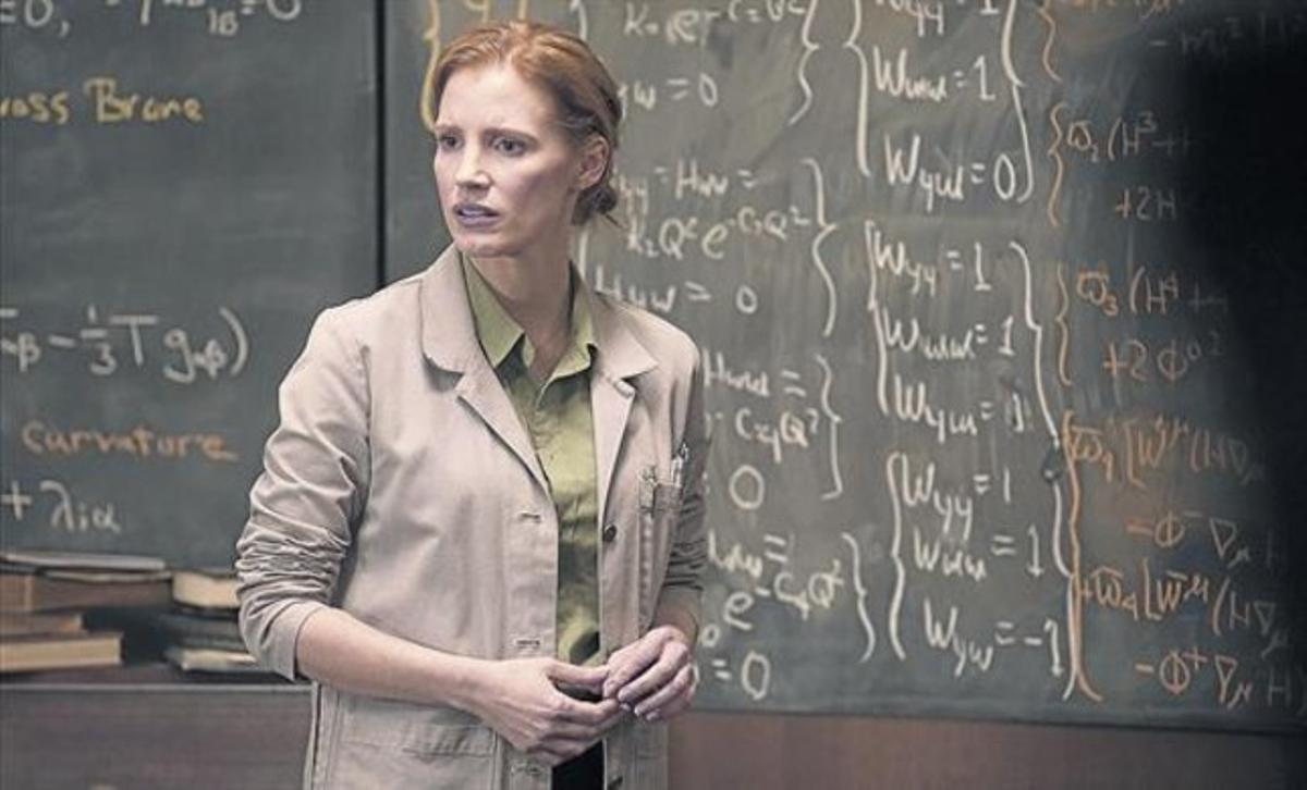 Jessica Chastain, en un fotograma d’’Interstellar’.