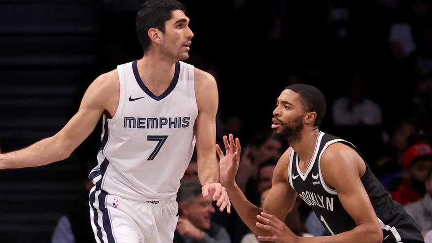 Los Nets logran su primera victoria como visitante contra los Grizzlies de Aldama (119-106)
