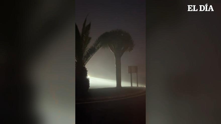 La borrasca Claudia empieza a entrar en Tenerife