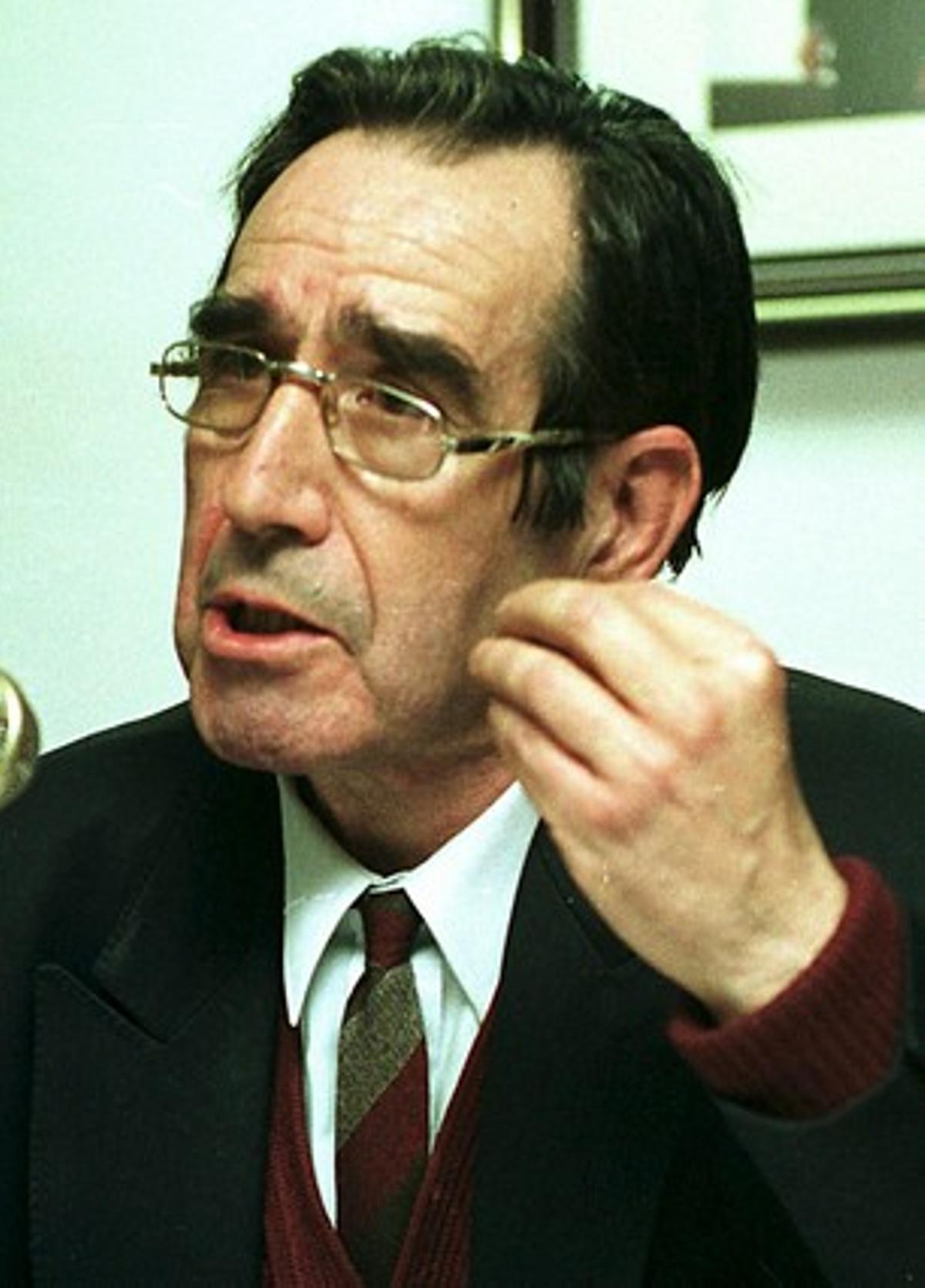 Luis Gómez Llorente, impulsor del corrent Esquerre Socialista, en una imatge d’arxiu.