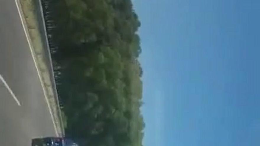 Vídeo de un accidente en Cáceres