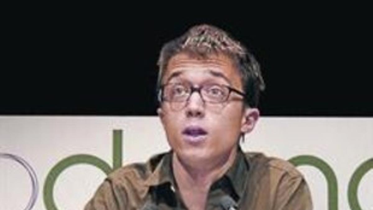 Íñigo Errejón, director de campaña y estratega de Podemos.