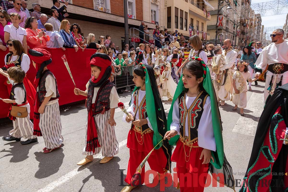 Desfile infantil del Bando Moro en las Fiestas de Caravaca