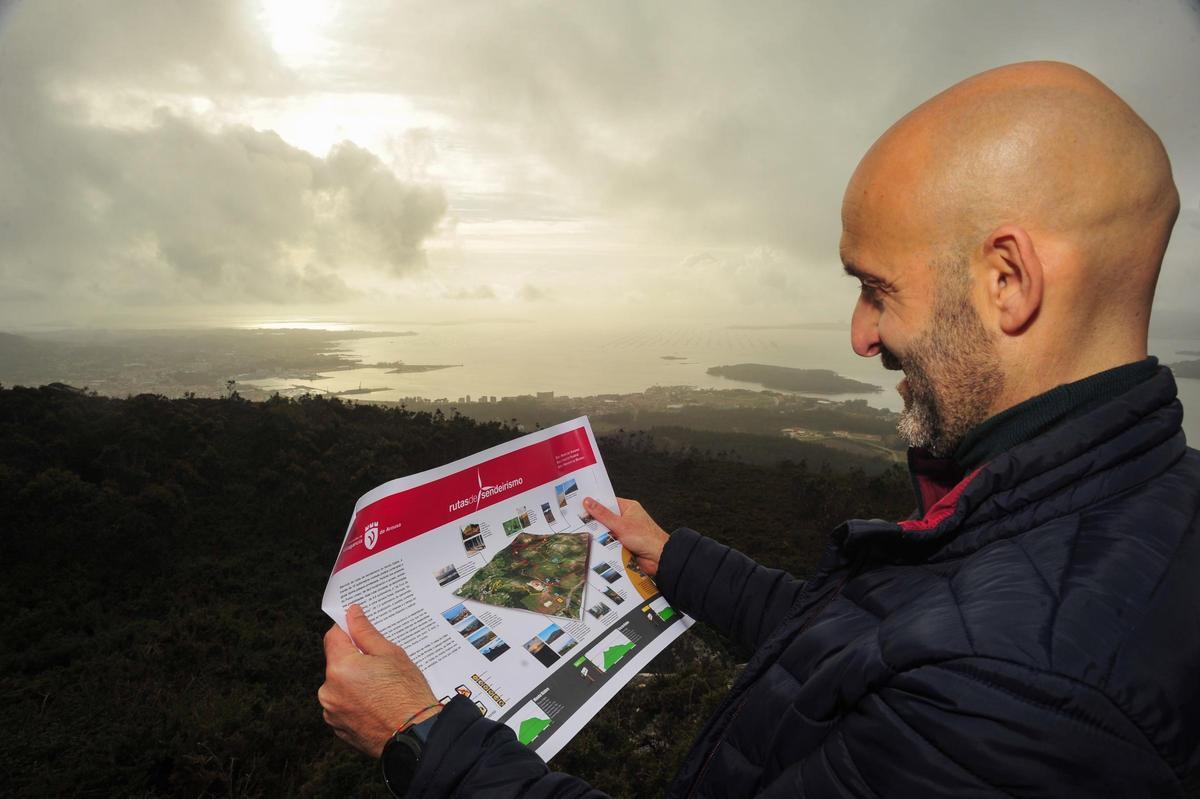 Habrá cuatro rutas principales de senderismo por el monte Xiabre.
