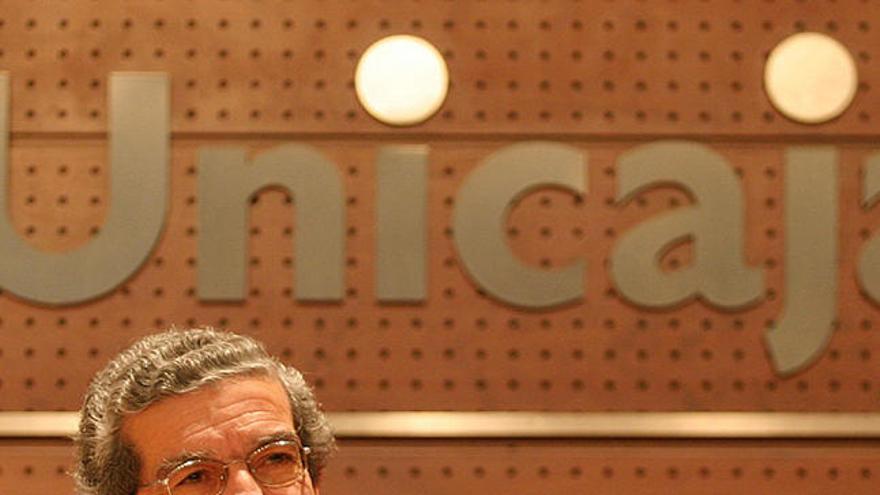 Unicaja. El presidente de la entidad, Braulio Medel.