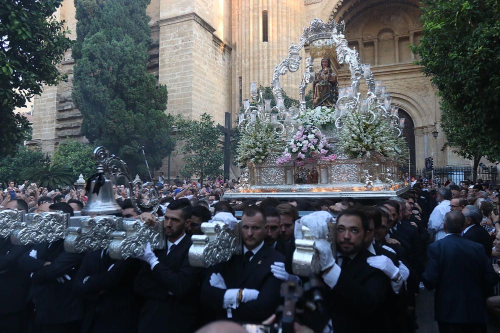 Procesión de la Virgen de la Victoria en Málaga