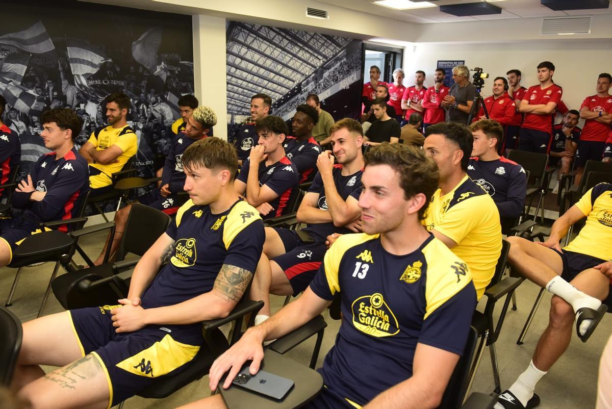 Los jugadores y el staff acompañaron al francés