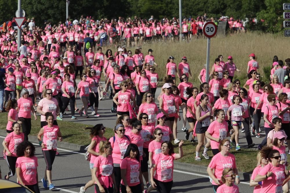 Carrera de la mujer en la zona este de Gijón.