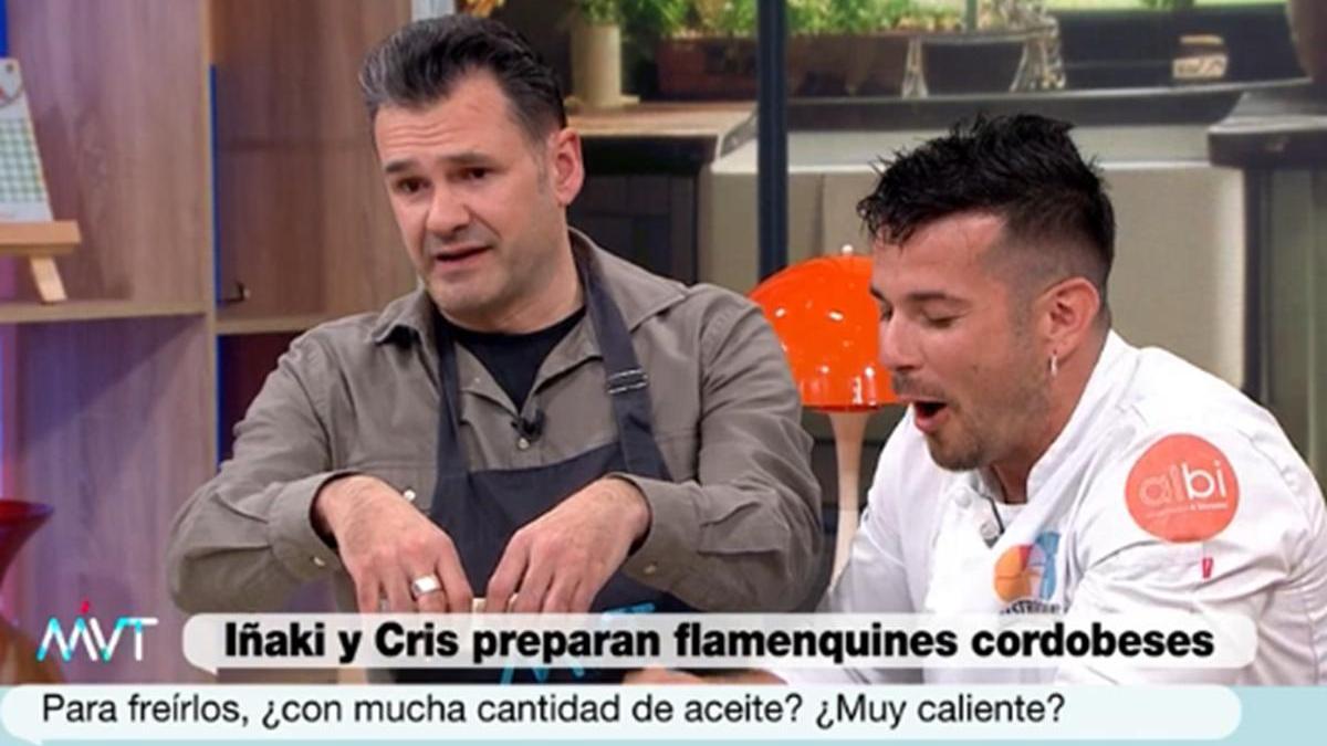 Iñaki López y Carlos Maldonado, en el programa Más Vale Tarde.